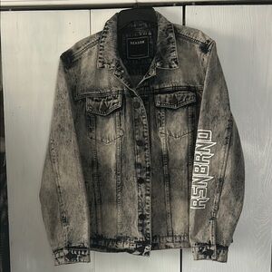 Reason Black Lightweight Jean Jacket